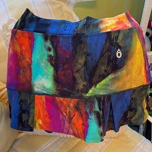 Colorful Abstract Women's Skort